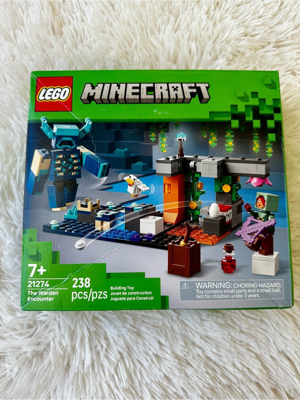 LEGO Minecraft 21274 The Warden Encounter Building Set 238 Pieces New Sealed